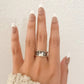 925 Sterling Silver Lace Up Ring Criss Cross Ring Modern Minimalist Ring