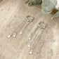 925 Sterling Silver Star Huggie Earrings Dangle Star Drop Earrings Hoop Huggies