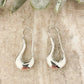 925 Sterling Silver Paperclip Earrings Statement Earrings Safety Pin Earrings
