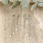 925 Sterling Silver Star Huggie Earrings Dangle Star Drop Earrings Hoop Huggies