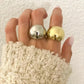 925 Sterling Silver Chunky Ring Thick Dome Ring Silver Statement Ring Bold Ring