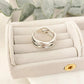 925 Sterling Silver Criss Cross Ring Minimalist Layer Ring Stackable Ring Band
