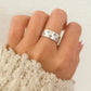 925 Sterling Silver Star Ring Matte Silver Ring Star Ring Band Minimalist Ring