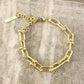 925 Sterling Silver Minimalist Bracelet U Link Hardware Chain Link Bracelet