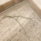 925 Sterling Silver V Necklace V-Shaped Necklace Geometric Bar Necklace