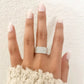 925 Sterling Silver Mesh Ring Weave Ring Woven Ring Band Everyday Ring