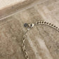 925 Sterling Silver Vintage Rose Bracelet Chain Link Bracelet Flower Bracelet