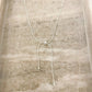 925 Sterling Silver Dainty Knot Necklace Tie Necklace Minimalist Bead Necklace