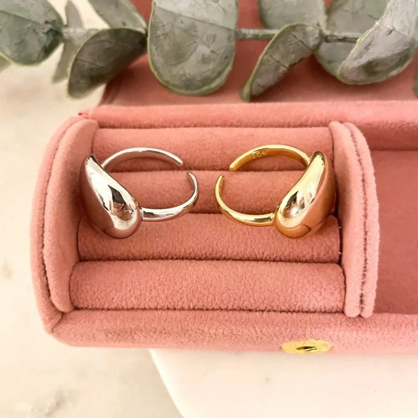 925 Sterling Silver Round Circle Ring Minimalist Ring Stacking Geometric Ring