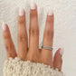 925 Sterling Silver Minimalist Ring Thin Chain Link Ring Dainty Ring