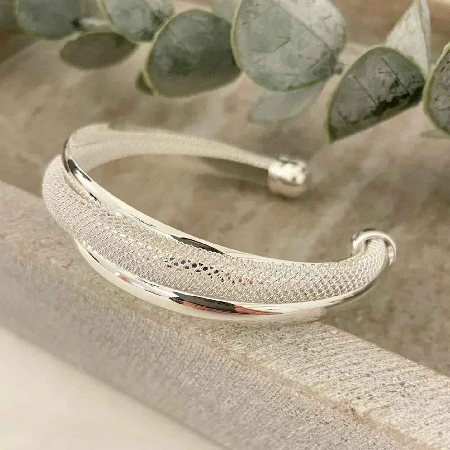 925 Sterling Silver Cuff Bracelet Large Statement Bracelet Silver Cuff Bangle