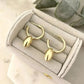 925 Sterling Silver Heart Huggies Heart Hoop Earrings Chunky Hoop Earrings