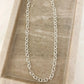 925 Sterling Silver Chain Link Necklace Thick Chunky Silver Statement Necklace