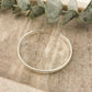 925 Sterling Silver Chunky Bangle Bracelet Classic Sterling Silver Bangle