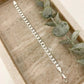 925 Sterling Silver Flat Curb Chain Bracelet 6 MM Dainty Chain Link Bracelet