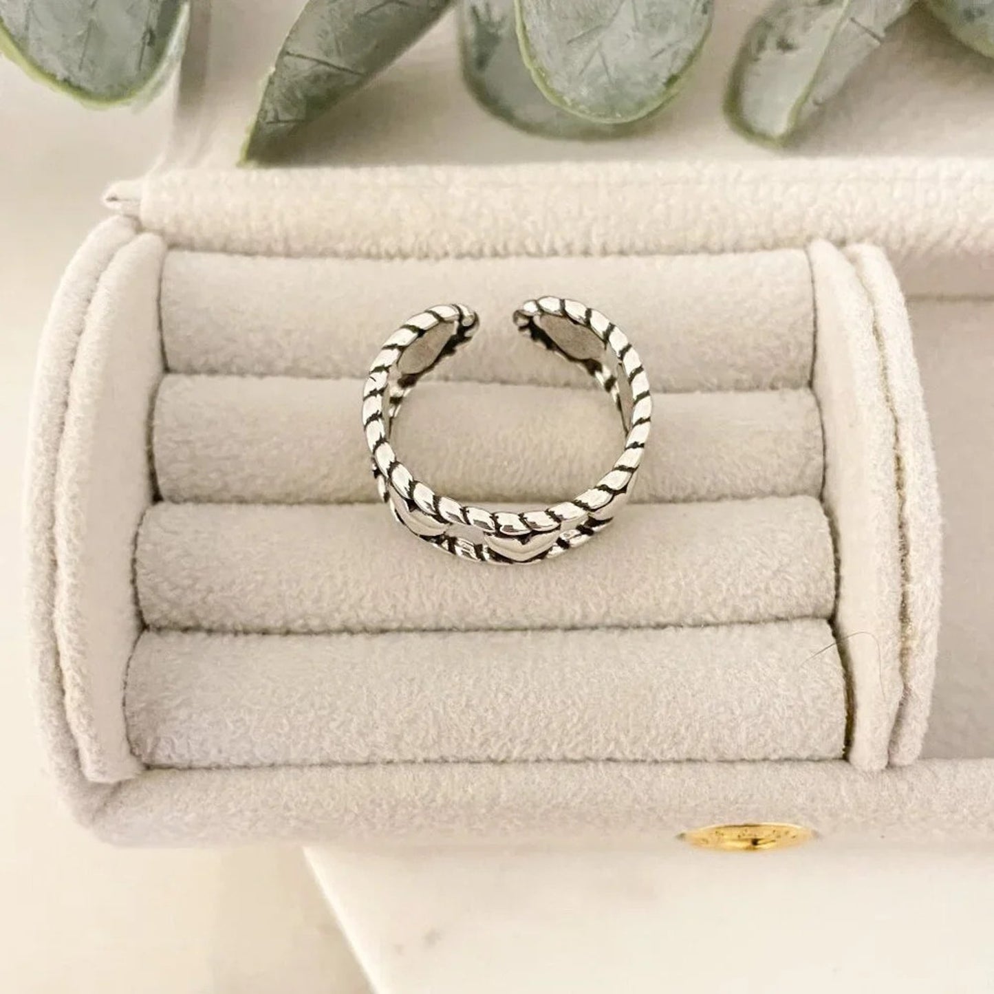 925 Sterling Silver Heart Ring Band Dainty Ring Minimalist Ring Silver Heart