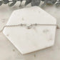 925 Sterling Silver Moon & Star Bracelet Dainty Bracelet Beaded Bracelet