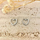925 Sterling Silver Heart Huggie Earrings Small Heart Hoop Earrings