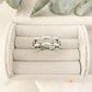 925 Sterling Silver Minimalist Ring Chain Link Ring Modern Ring Band
