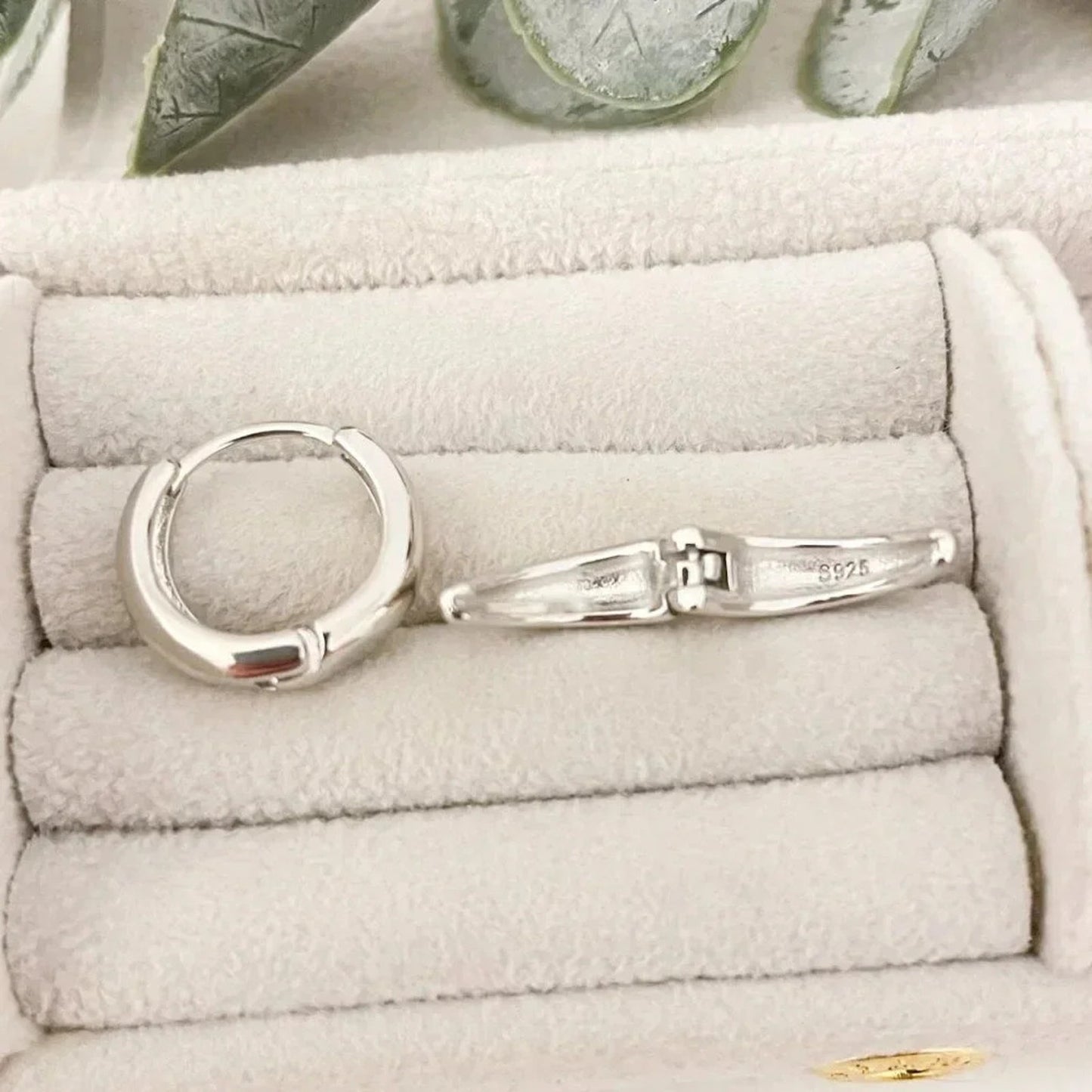 925 Sterling Silver Small Hoop Earrings Small Huggies Minimalist Hoop Earrings