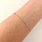 925 Sterling Silver Dainty Minimalist Bracelet Thin Link Stacking Bracelet