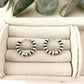 925 Sterling Silver Small Hoop Earrings Bead Earrings 14 mm Small Hoops