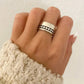 925 Sterling Silver Chunky Ring Vintage Ring Thick Wide Ring Band