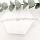 925 Sterling Silver Dainty Circle Link Bracelet Bead Layer Bracelet