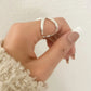 925 Sterling Silver Chunky Ring Silver Statement Ring Large Geometric Ring