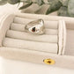 925 Sterling Silver Heart Ring Minimalist Dainty Ring Modern Ring Band