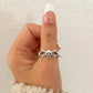 925 Sterling Silver Skull Ring Skeleton Ring Bone Ring Modern Minimalist Ring