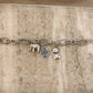 925 Sterling Silver Elephant Bear Leaf Charm Bracelet Chain Link Bracelet