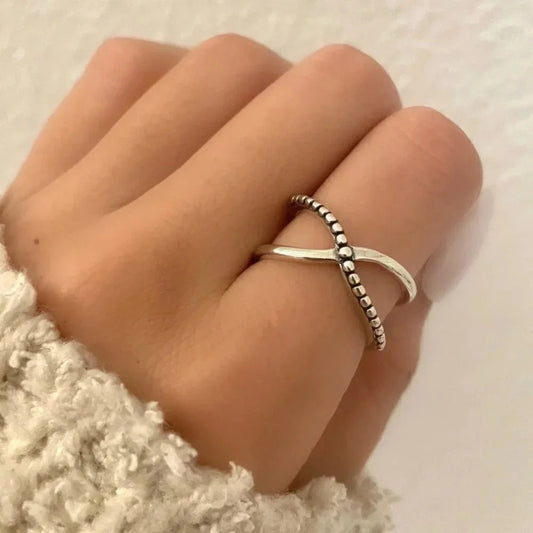 925 Sterling Silver Minimalist Ring Dainty Wrap Ring Boho Modern Ring