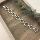 925 Sterling Silver Chunky Chain Link Bracelet Silver Large Link Bracelet