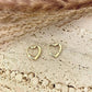925 Sterling Silver Heart Huggie Earrings Small Heart Hoop Earrings