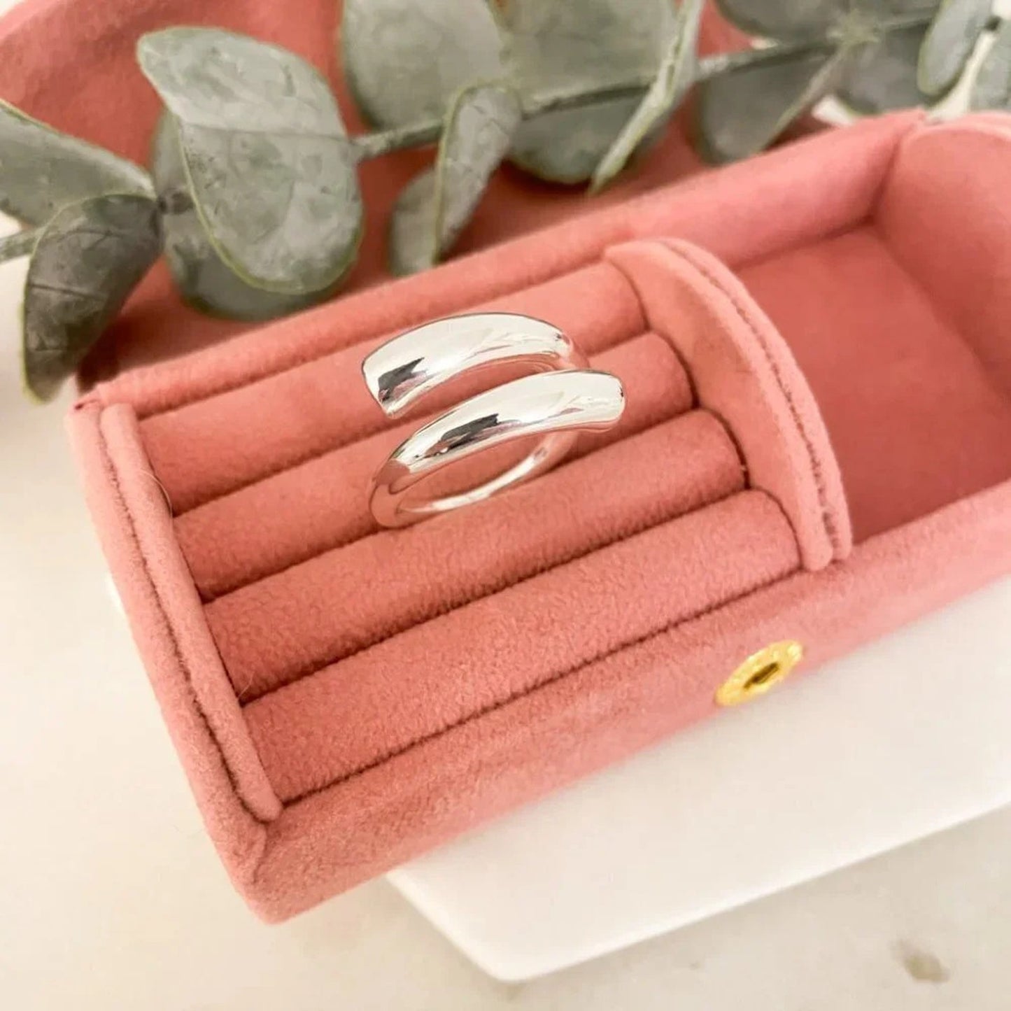 925 Sterling Silver Chunky Ring Bar Ring Thick Ring Bold Ring Statement Ring