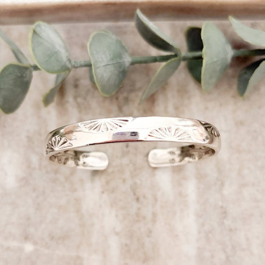 925 Sterling Silver Chunky Bangle Bracelet Classic Sterling Silver Bangle