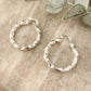 925 Sterling Silver Chunky Hoop Earrings Small Hoops Twist Spiral Hoop Earrings