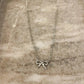 925 Sterling Silver Bow Necklace Bow Pendant Necklace Simple Dainty Necklace