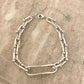 925 Sterling Silver Chunky U Link Bracelet Silver Large Chain Link bracelet