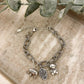925 Sterling Silver Elephant Bear Leaf Charm Bracelet Chain Link Bracelet