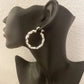 925 Sterling Silver Chunky Hoop Earrings Small Hoops Twist Spiral Hoop Earrings