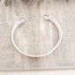 925 Sterling Silver Wide Bracelet Large Bangle Cuff Bracelet
