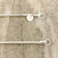 925 Sterling Silver Thin Snake Chain Necklace Snake Chain 3 MM Stackable Chain