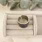 925 Sterling Silver Thick Wide Ring Band Statement Ring Stacked Multi Layer Ring