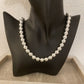 925 Sterling Silver Bead Necklace 10 MM Bead Necklace Ball Statement Necklace