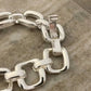 925 Sterling Silver Chunky Chain Link Bracelet Silver Large Link Bracelet