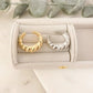 925 Sterling Silver Croissant Ring Statement Ring Chunky Thick Ring