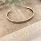 925 Sterling Silver Mens Bangle Bracelet Vintage Cuff Bracelet