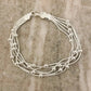925 Sterling Silver Multi Layer Bead Bracelet Minimalist Stacking Bracelet